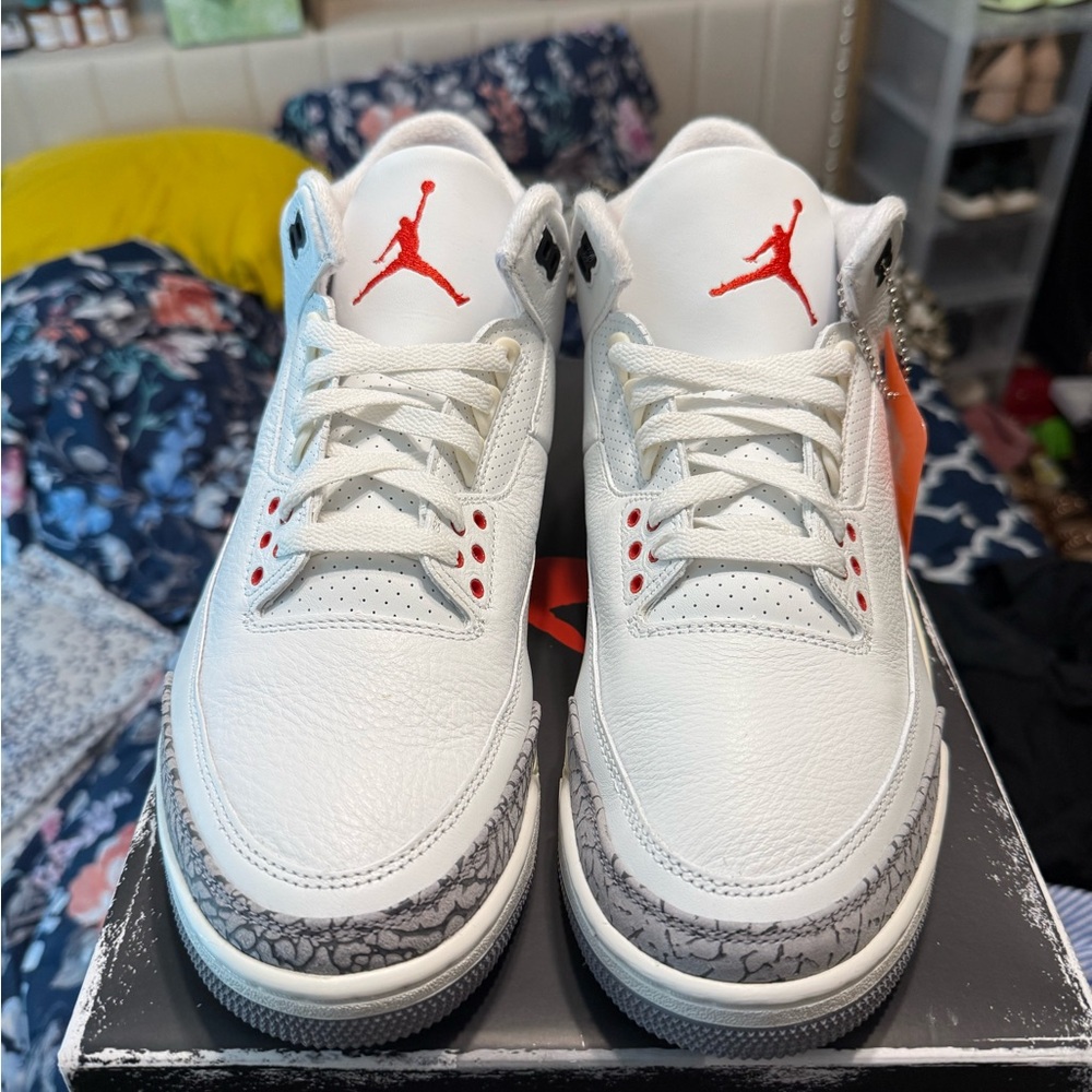 *SOLD* Air Jordan 3 Retro ‘White Cement Reimagined’ Mens Size 12 - Picture 3 of 9